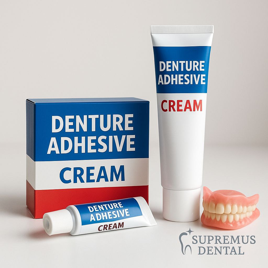 Adhesivo cremiger sabor menta