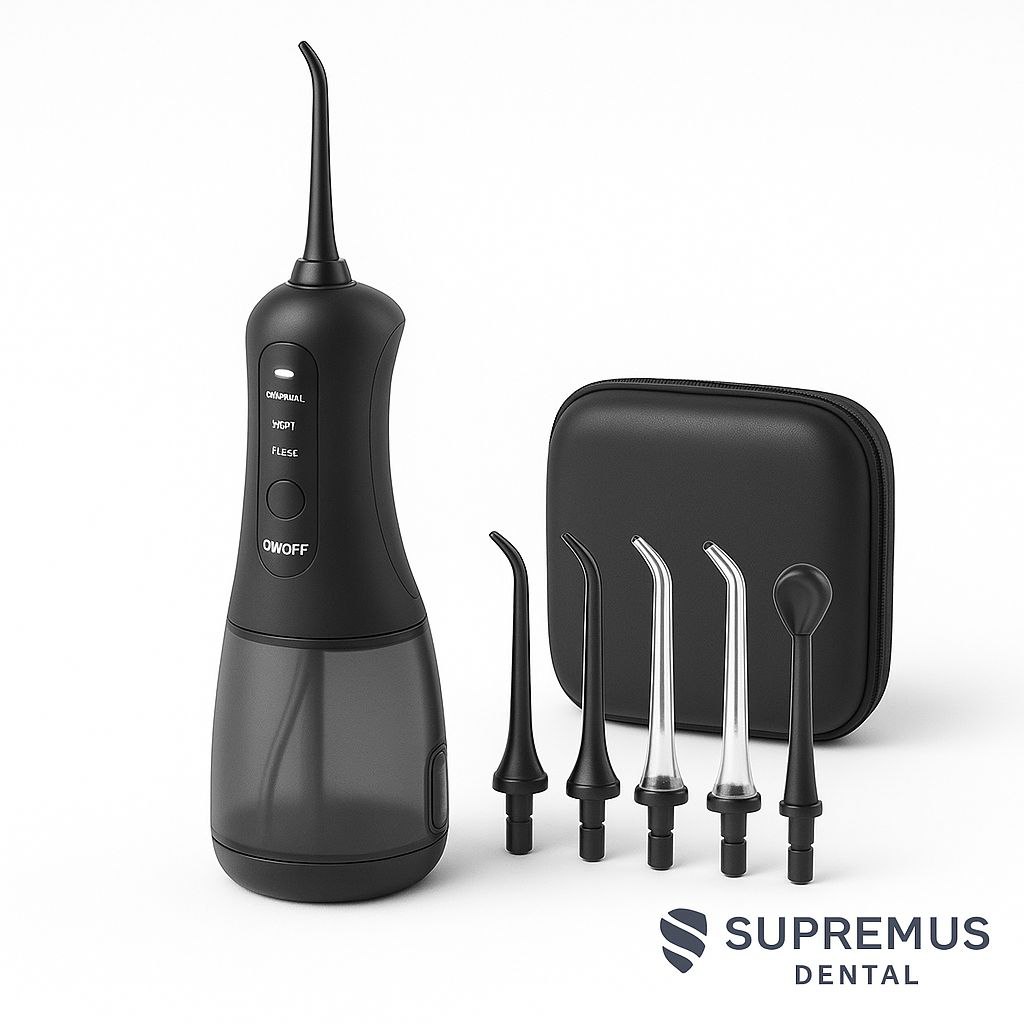 Irrigador dental y accesorios