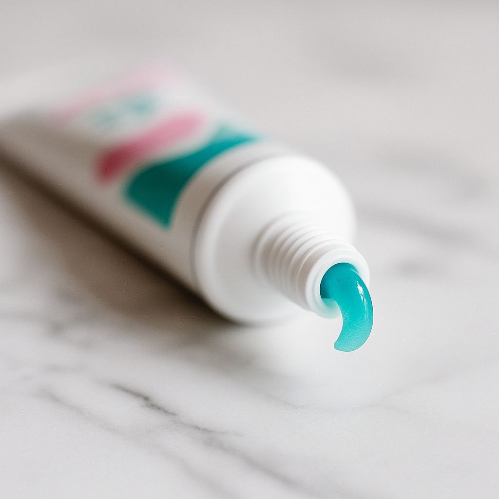 Varias pastas dentales