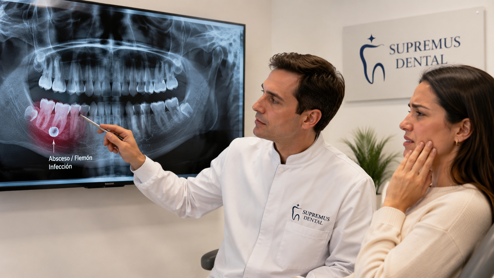 Flemón o absceso dental