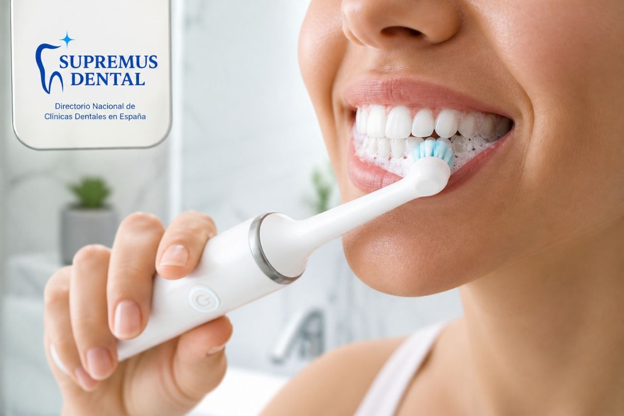 Cepillo dental eléctrico, sónico con 2 modos