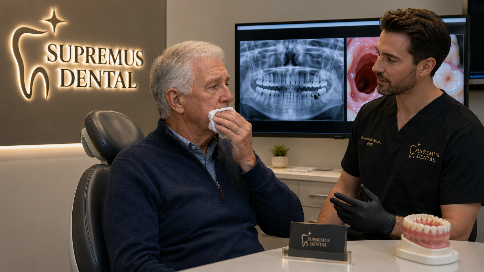 Sangrado después de extracción dental