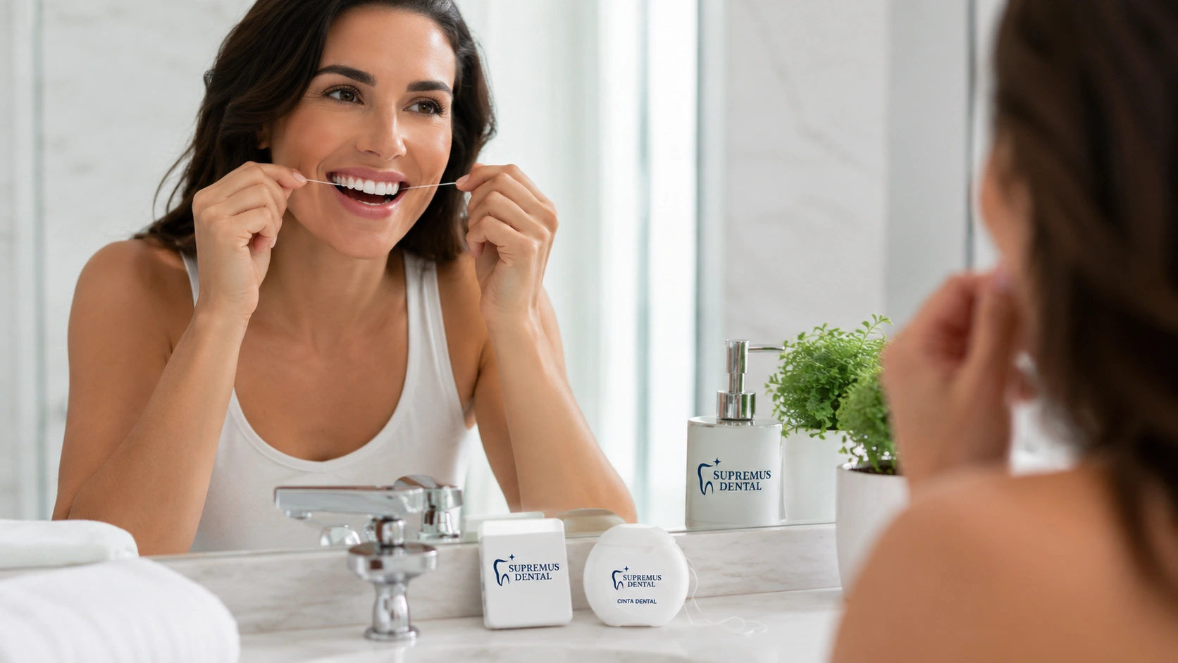 EssentialFloss - Hilo dental encerado con sabor a menta